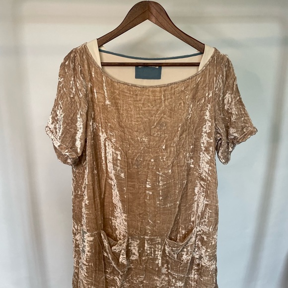 Anthropologie Velvet Dress - Picture 2 of 8